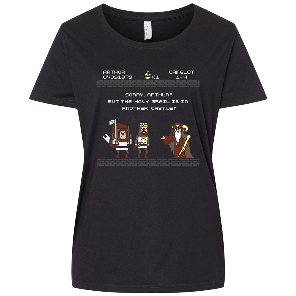 Ladies Curvy Jersey - 74FB5ZTQ - Blended Black - 1