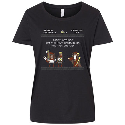 Ladies Curvy Jersey - 74FB5ZTQ - Blended Black - 1