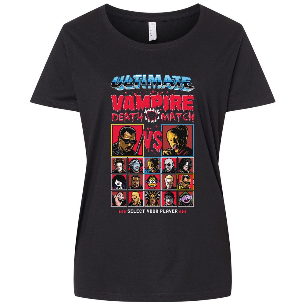 Ladies Curvy Jersey - K1FLLAD8 - Blended Black - 1