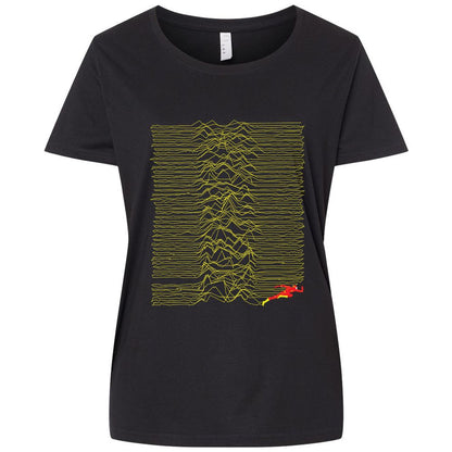 Ladies Curvy Jersey - 1ZWB3PHF - Blended Black - 1