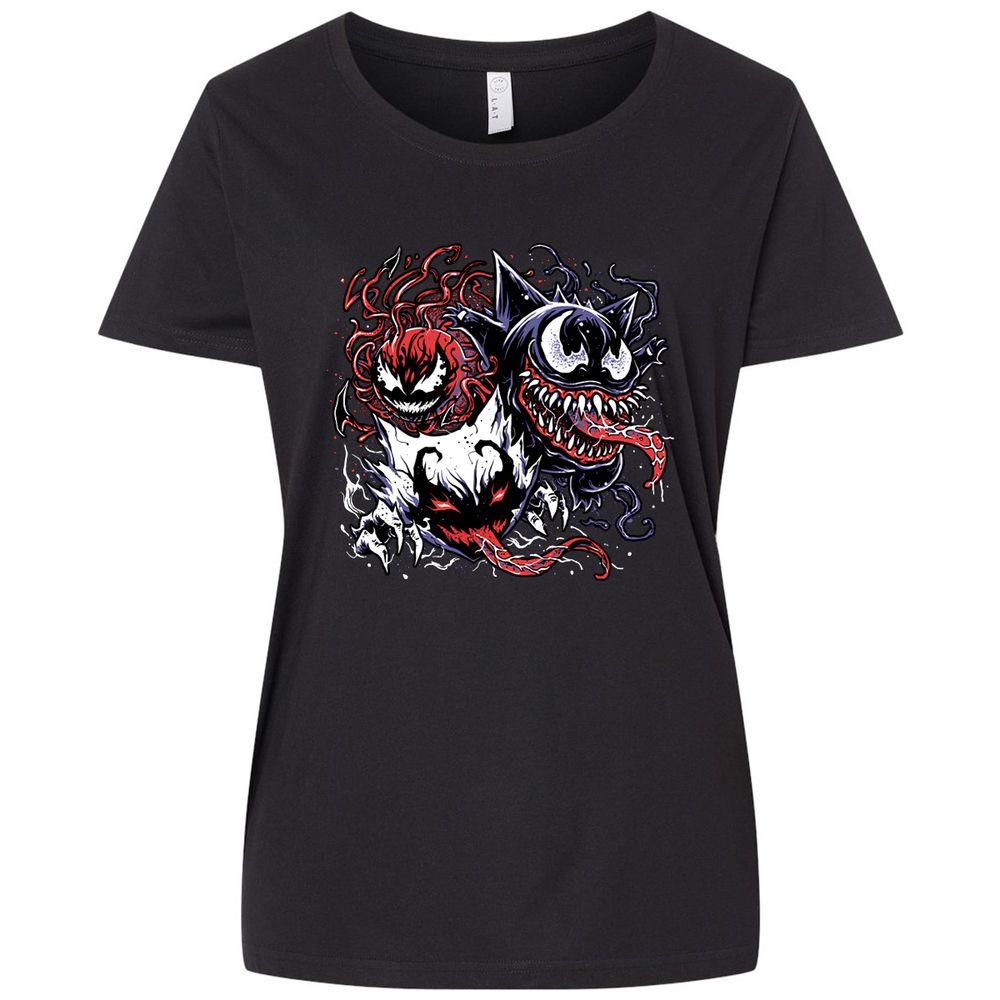 Ladies Curvy Jersey - R6PHEY3E - Blended Black - 1