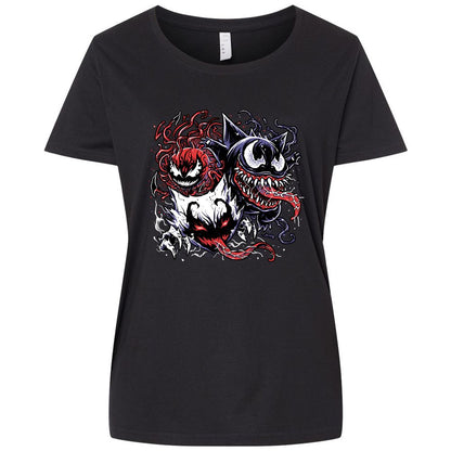 Ladies Curvy Jersey - R6PHEY3E - Blended Black - 1