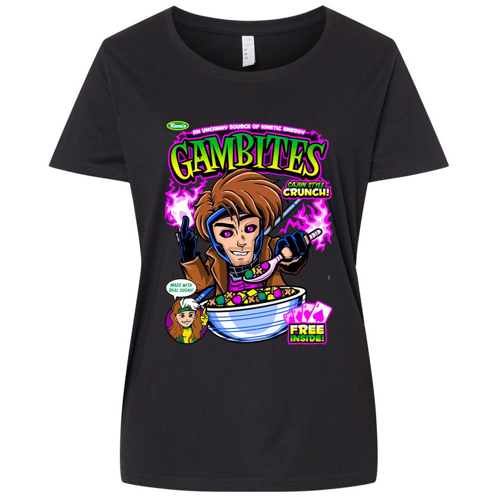 Ladies Curvy Jersey - XTSNFBQ1 - Blended Black - 1