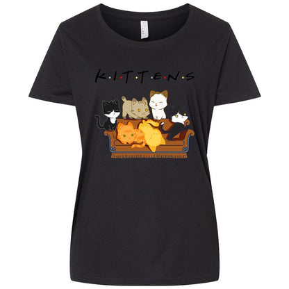 Ladies Curvy Jersey - TMMHUSD1 - Blended Black - 1