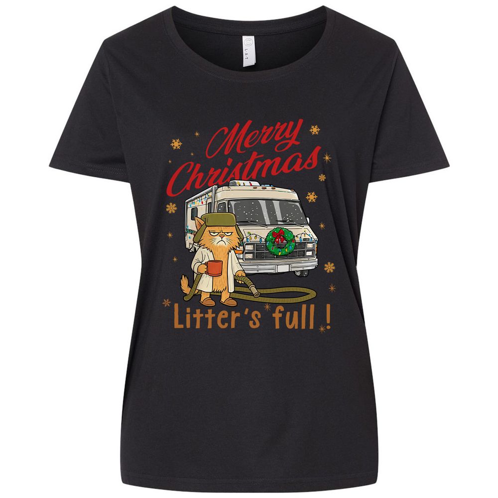 Ladies Curvy Jersey - EHFH8FRH - Blended Black - 1