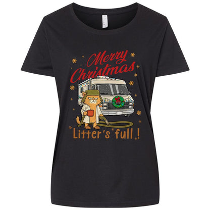 Ladies Curvy Jersey - EHFH8FRH - Blended Black - 1