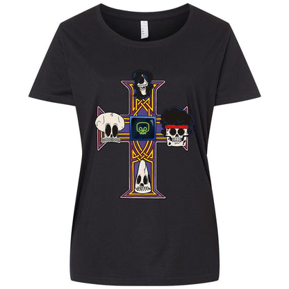 Ladies Curvy Jersey - CFHTS83V - Blended Black - 1