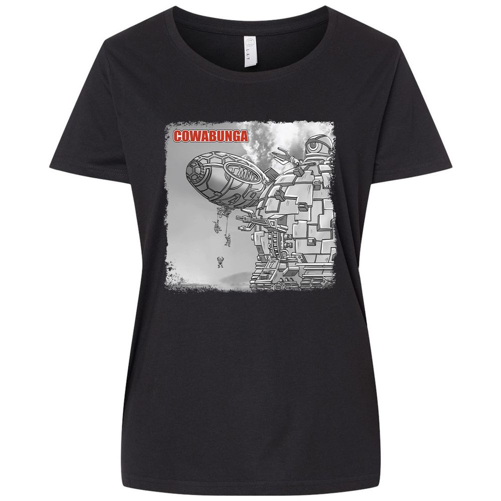 Ladies Curvy Jersey - 1AU3XS98 - Blended Black - 1