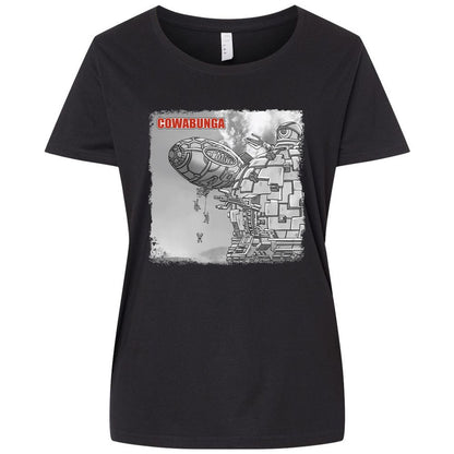 Ladies Curvy Jersey - 1AU3XS98 - Blended Black - 1