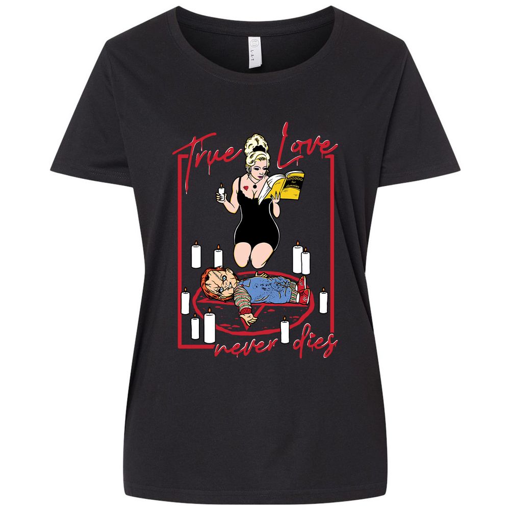 Ladies Curvy Jersey - 6KS2R2BH - Blended Black - 1