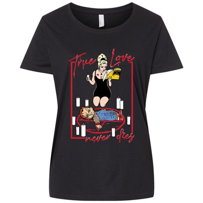 Ladies Curvy Jersey - 6KS2R2BH - Blended Black - 1