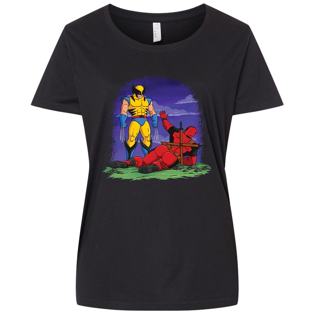 Ladies Curvy Jersey - D3774GEB - Blended Black - 1