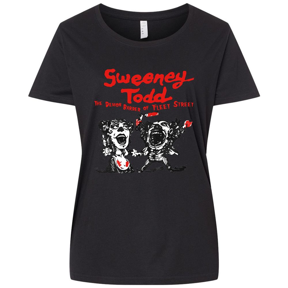 Ladies Curvy Jersey - NBDWZDMF - Blended Black - 1