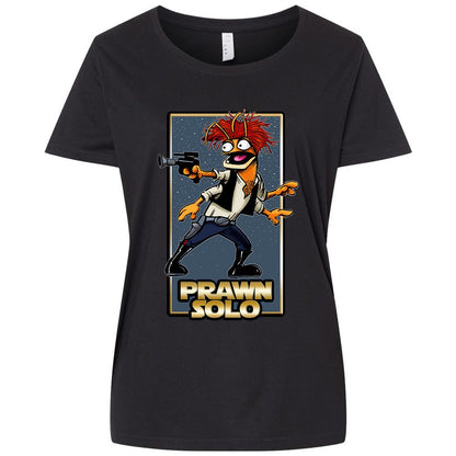 Ladies Curvy Jersey - SJX6J7SS - Blended Black - 1