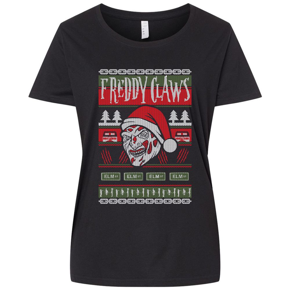 Ladies Curvy Jersey - AJ2EE55A - Blended Black - 1