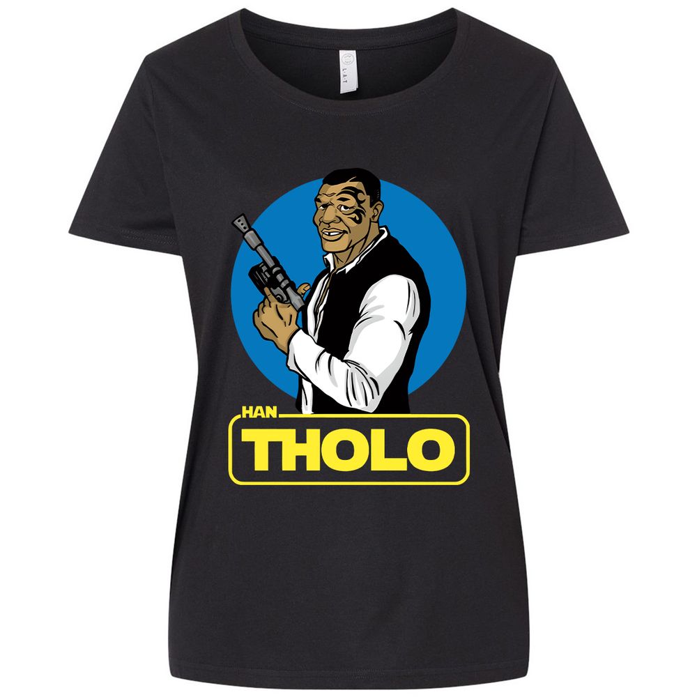 Ladies Curvy Jersey - TU6G6BHH - Blended Black - 1