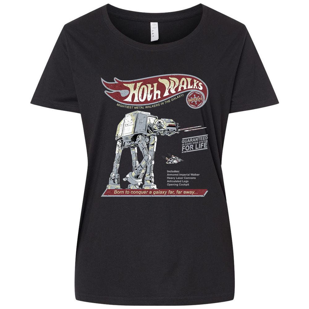 Ladies Curvy Jersey - MQUKS3VD - Blended Black - 1