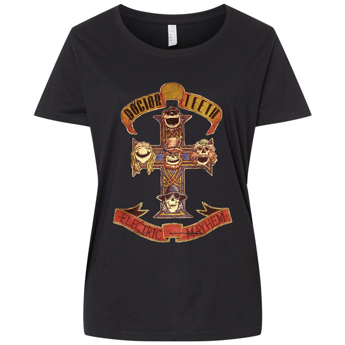 Ladies Curvy Jersey - XUHEA6HG - Blended Black - 1