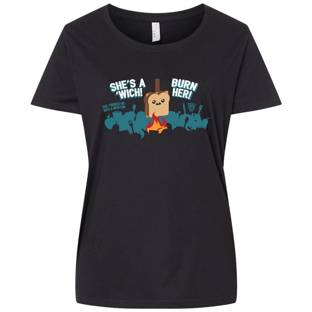 Ladies Curvy Jersey - SY5788M1 - Blended Black - 1