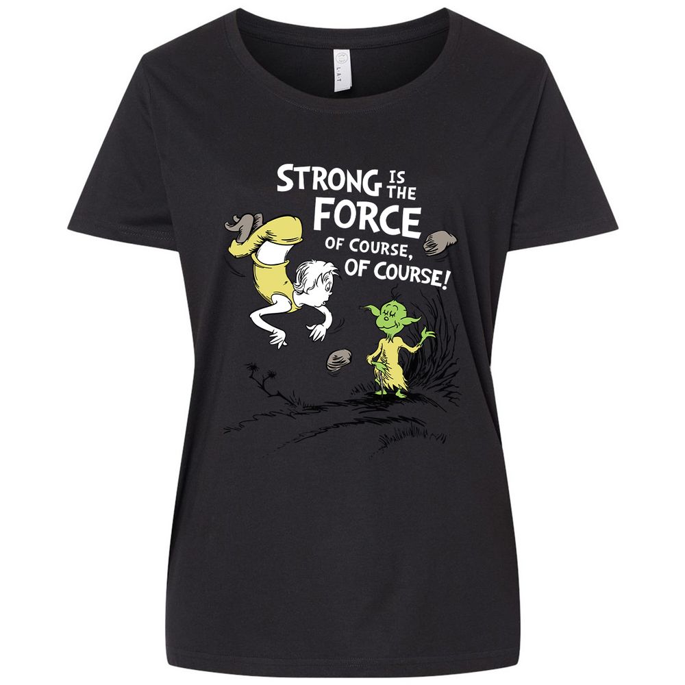 Ladies Curvy Jersey - ENUFJFWR - Blended Black - 1