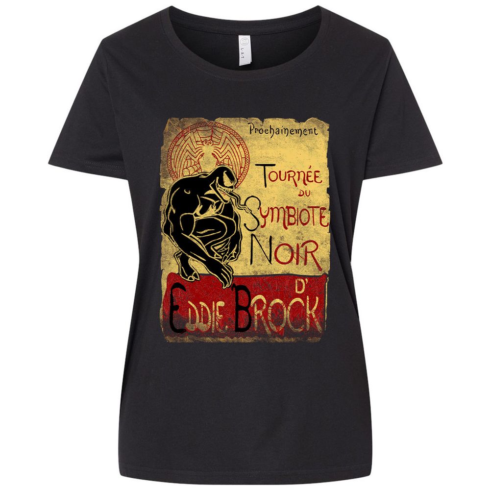 Ladies Curvy Jersey - 4J4J1F4Z - Blended Black - 1