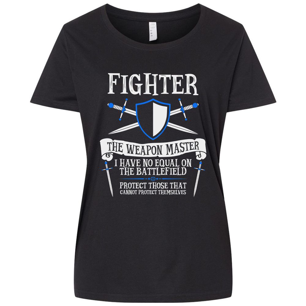 Ladies Curvy Jersey - VD1AQRTF - Blended Black - 1