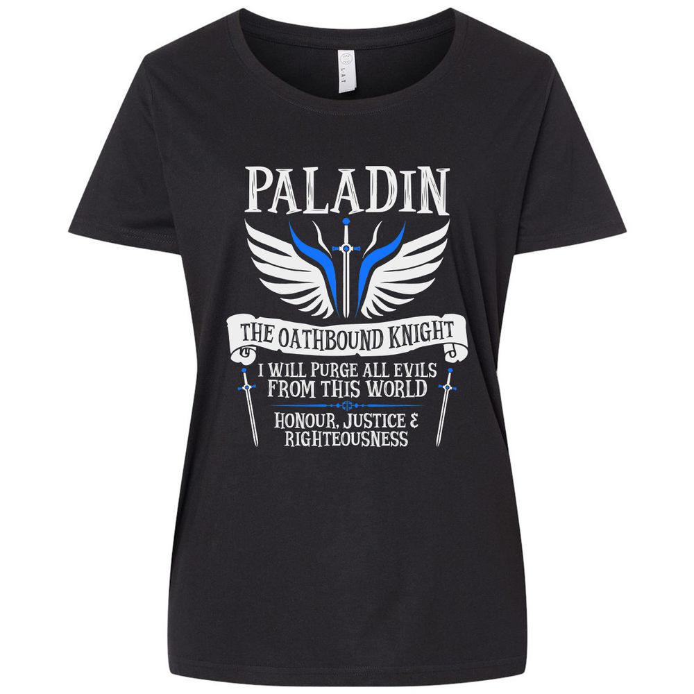 Ladies Curvy Jersey - 6X69XRZ5 - Blended Black - 1