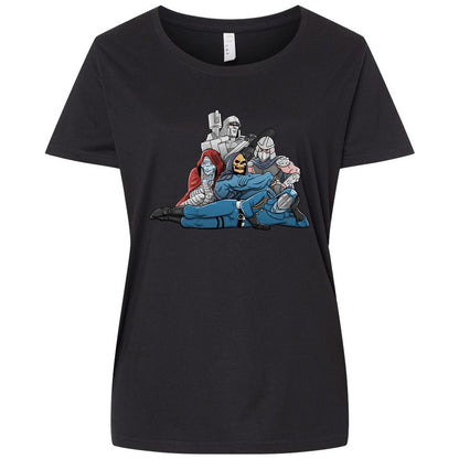 Ladies Curvy Jersey - 5QDKQ34T - Blended Black - 1