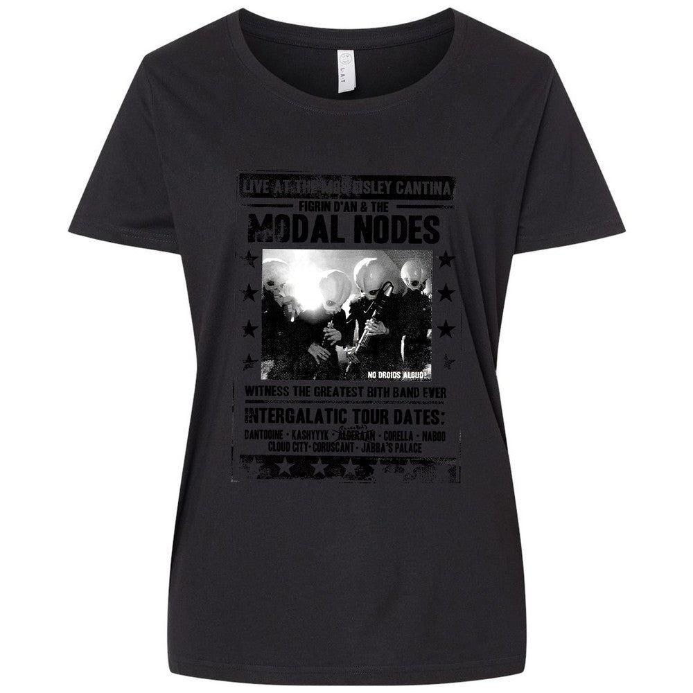 Ladies Curvy Jersey - KBHC725Q - Blended Black - 1