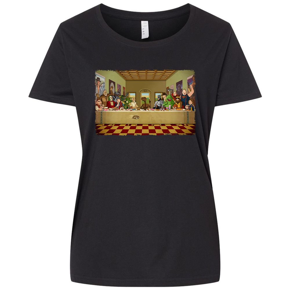 Ladies Curvy Jersey - W925JJ8M - Blended Black - 1