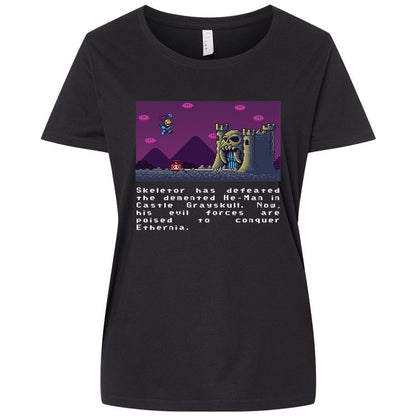 Ladies Curvy Jersey - H2KNDKUQ - Blended Black - 1