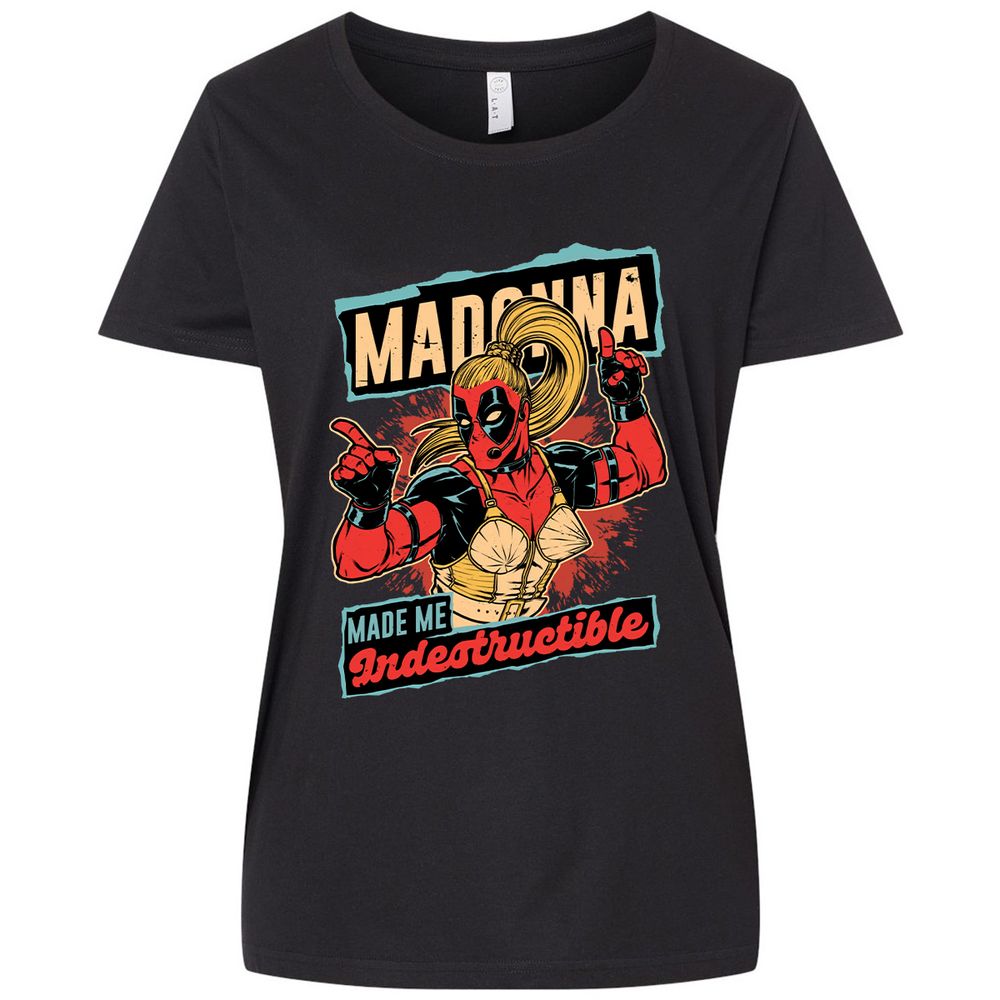 Ladies Curvy Jersey - Q8WHPBEC - Blended Black - 1