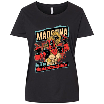 Ladies Curvy Jersey - Q8WHPBEC - Blended Black - 1