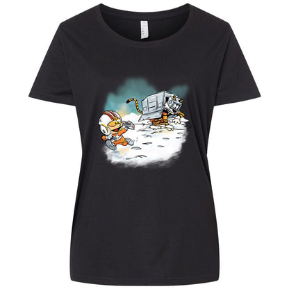 Ladies Curvy Jersey - 9CAUKCZ3 - Blended Black - 1