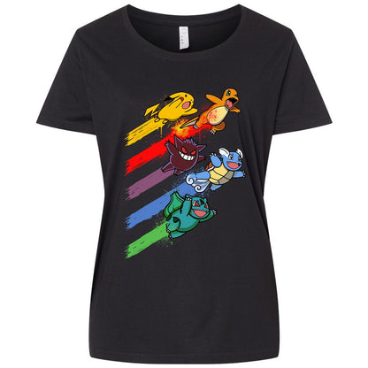 Ladies Curvy Jersey - 1E7LVCLP - Blended Black - 1