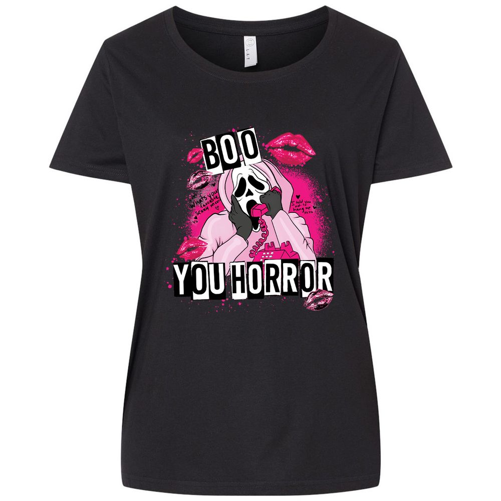 Ladies Curvy Jersey - ELHT63FQ - Blended Black - 1