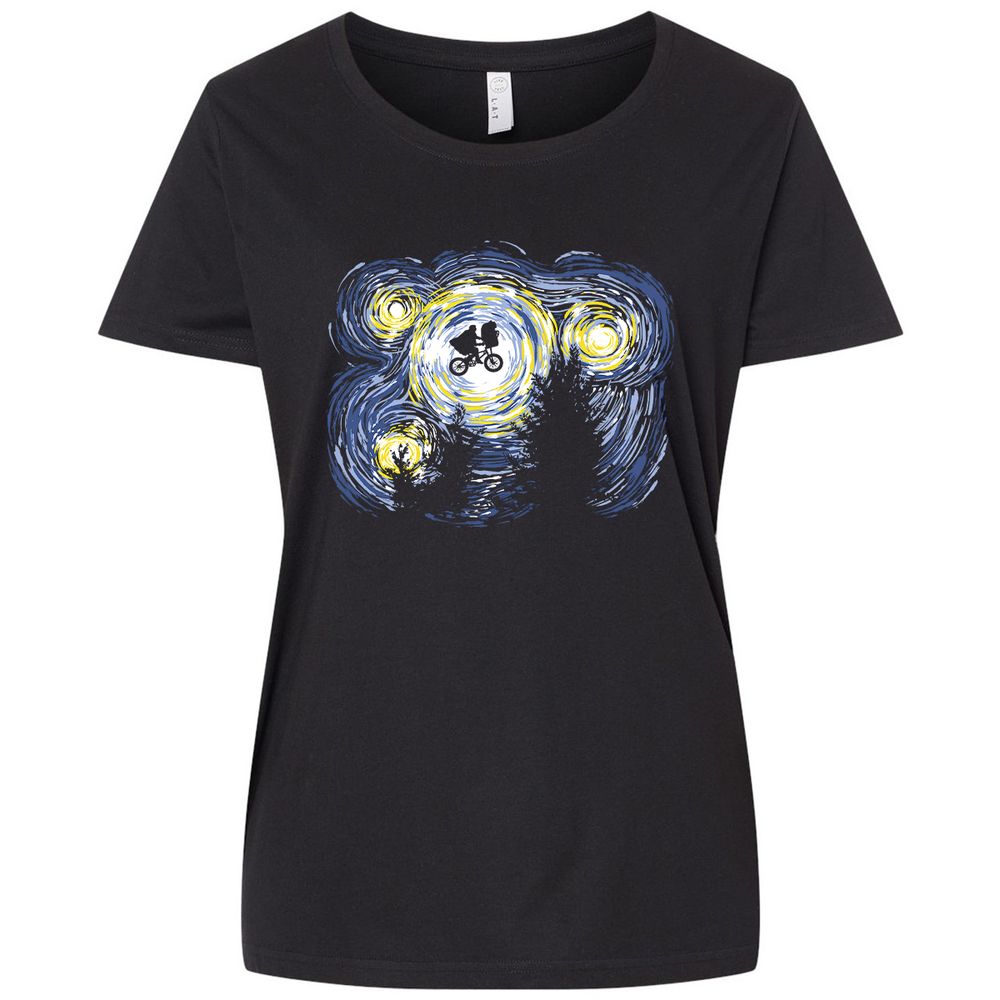 Ladies Curvy Jersey - LGF1FVMK - Blended Black - 1