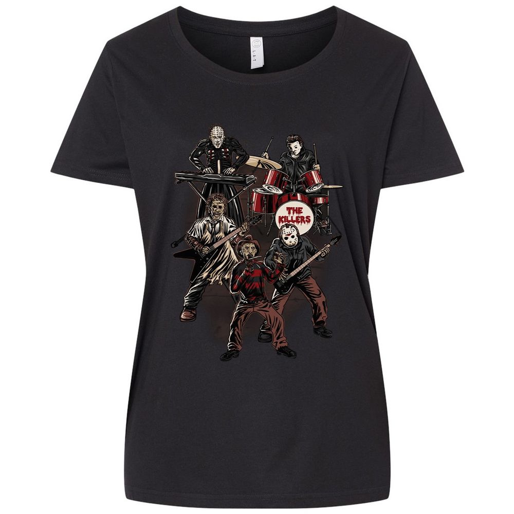 Ladies Curvy Jersey - UQG4PM1Y - Blended Black - 1