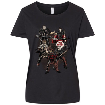 Ladies Curvy Jersey - UQG4PM1Y - Blended Black - 1