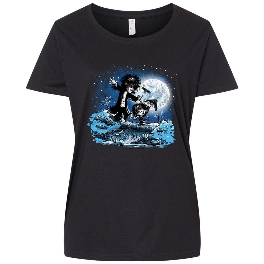 Ladies Curvy Jersey - 8M5FXSTL - Blended Black - 1