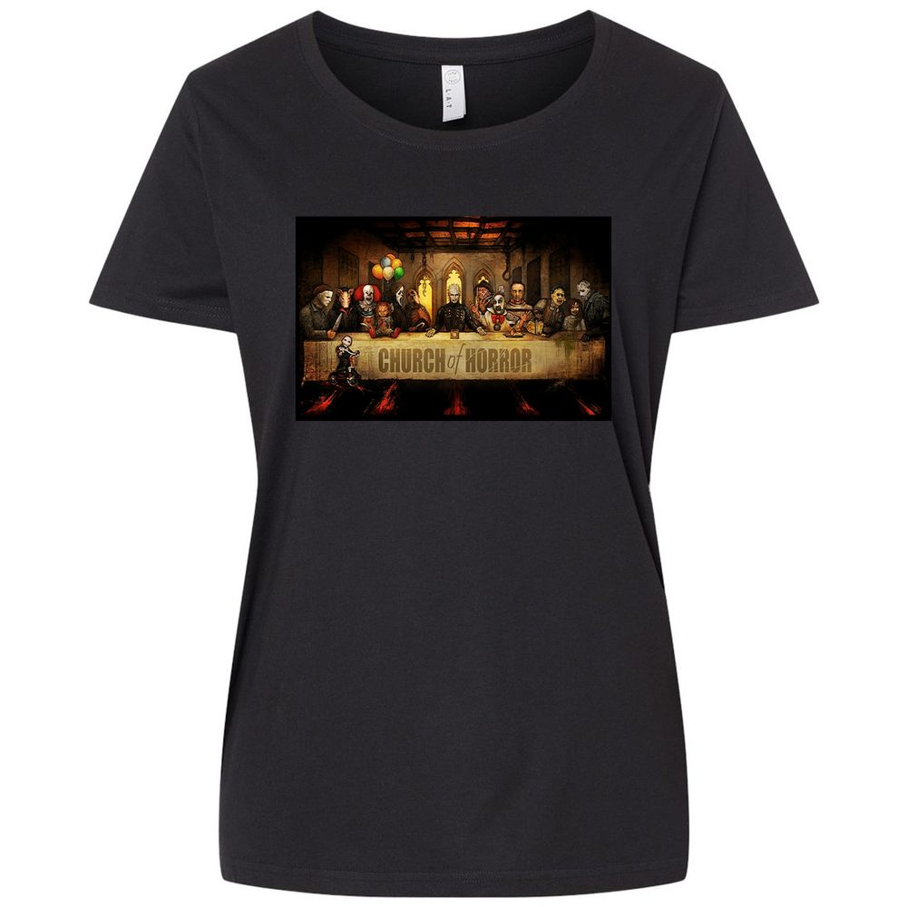 Ladies Curvy Jersey - Q9VBP9VU - Blended Black - 1