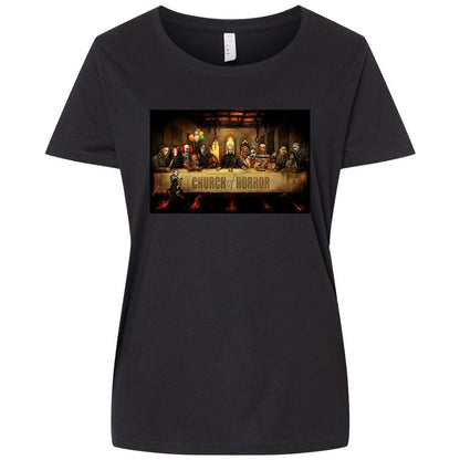 Ladies Curvy Jersey - Q9VBP9VU - Blended Black - 1