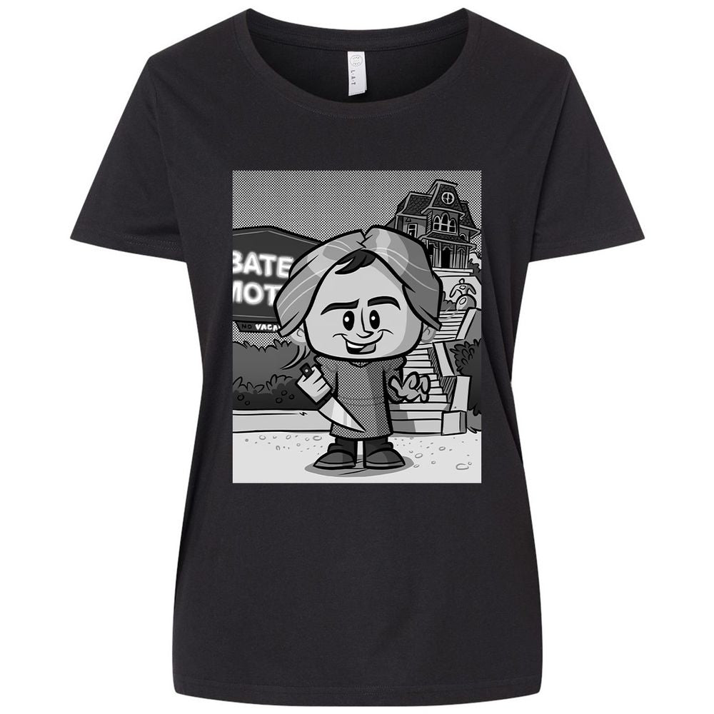 Ladies Curvy Jersey - CH5QEYNH - Blended Black - 1