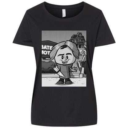 Ladies Curvy Jersey - CH5QEYNH - Blended Black - 1