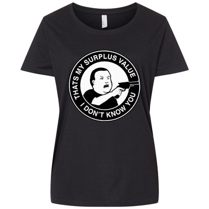 Ladies Curvy Jersey - 2LK86HTK - Blended Black - 1