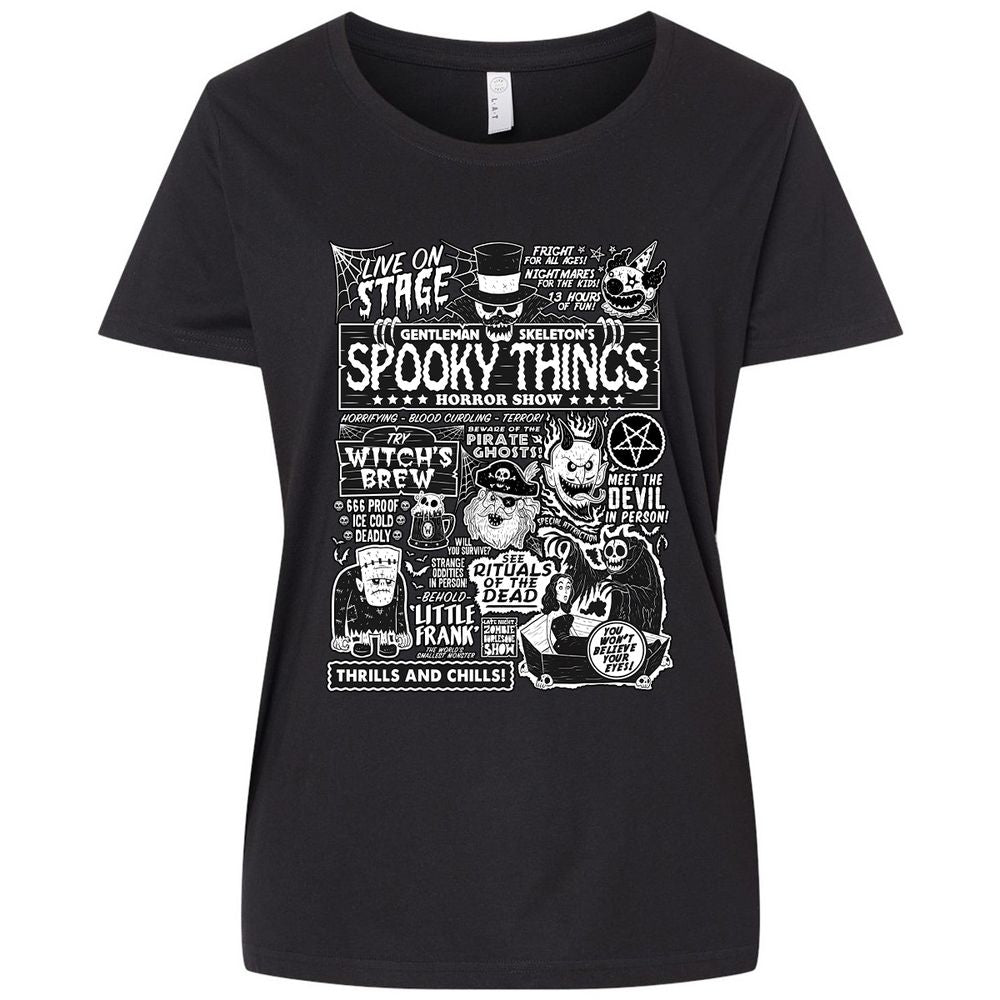 Ladies Curvy Jersey - V6BSLM3Y - Blended Black - 1