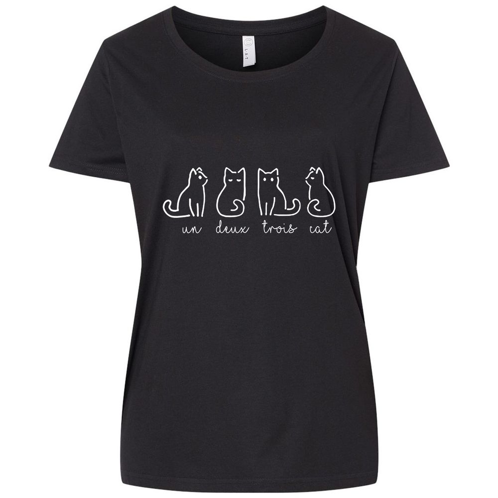 Ladies Curvy Jersey - P2G974Y8 - Blended Black - 1