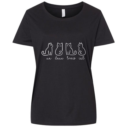 Ladies Curvy Jersey - P2G974Y8 - Blended Black - 1