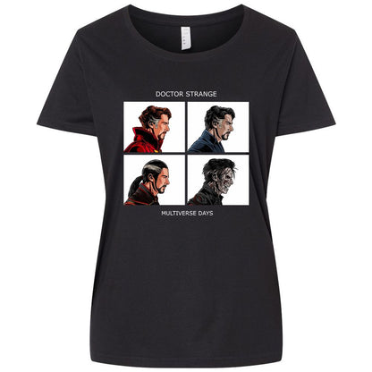 Ladies Curvy Jersey - H1XEHK4H - Blended Black - 1