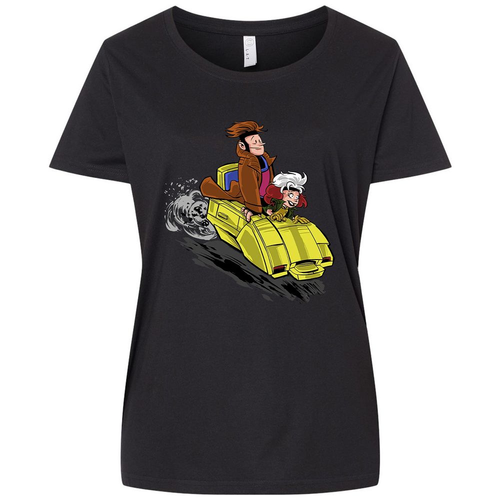 Ladies Curvy Jersey - 1WBL5KAB - Blended Black - 1